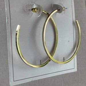 Ettika Women Earrings Gold Tone Round Earring Jewelry New